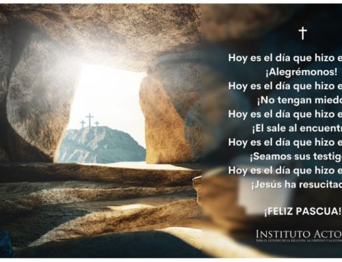 Feliz Pascua les desea el Equipo del Instituto Acton