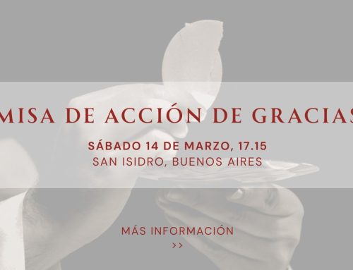Invitación Misa de Acción de Gracias